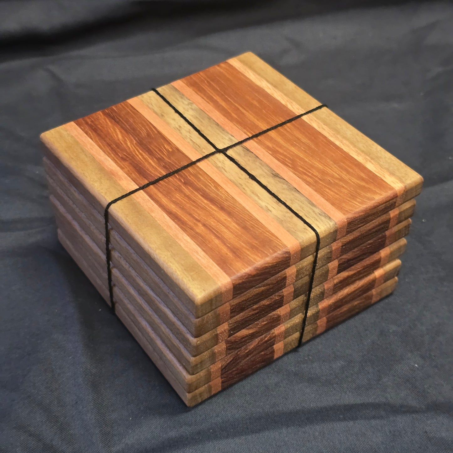 Set of 6 Handmade Timber Coasters