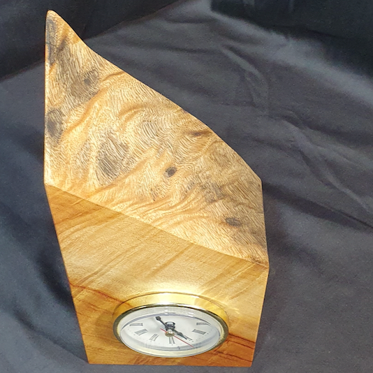 Natural Edge Mantle / Desk Clock