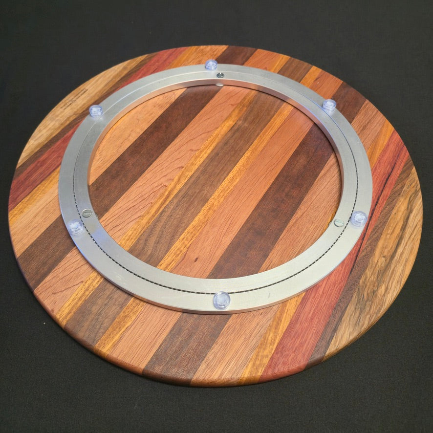 Large Handmade Timber Lazy Susan