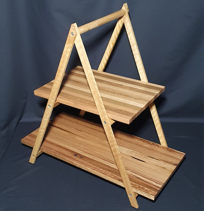 A Frame Tiered Serving Boards